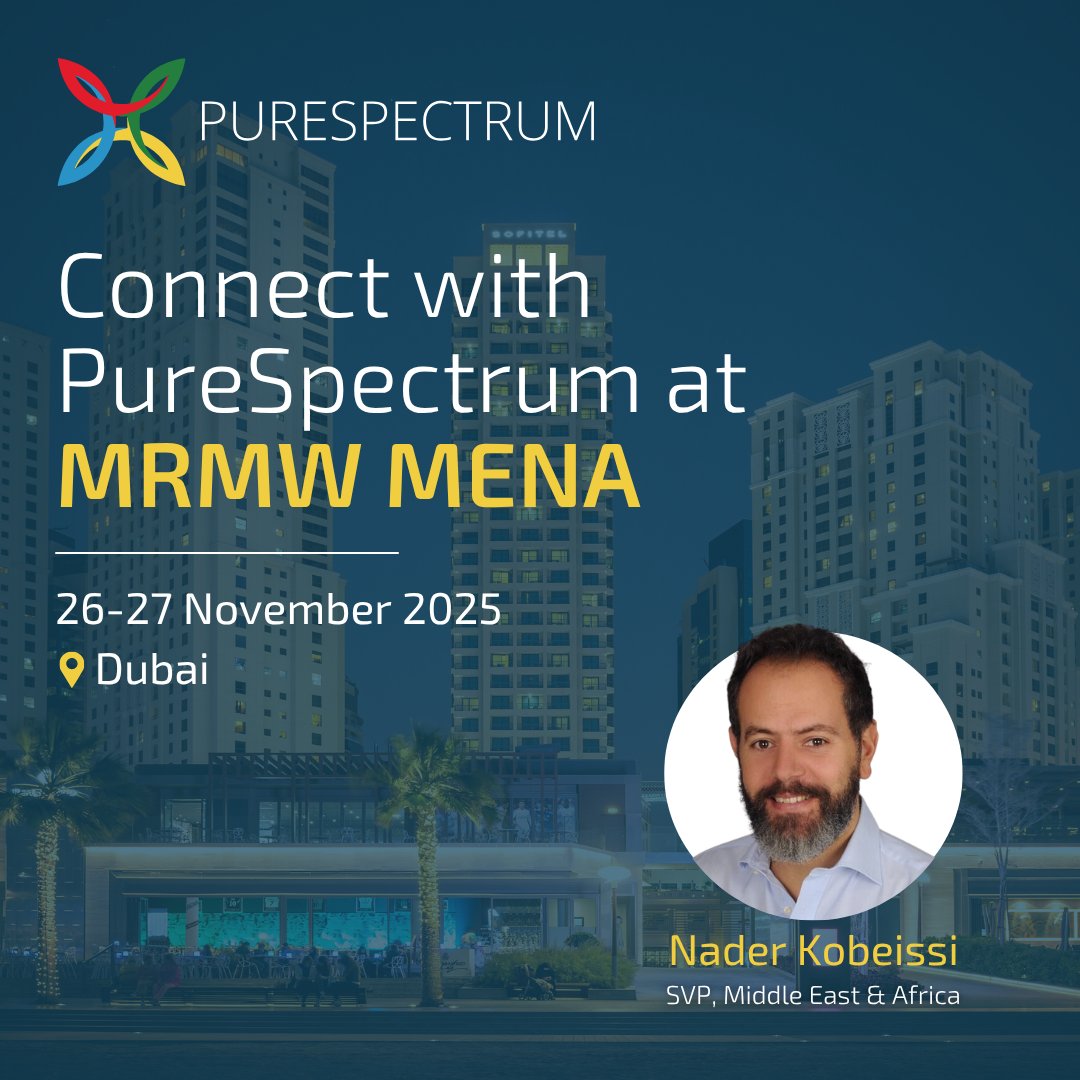 purespectrum_'s tweet image. PureSpectrum is heading to MRMW MENA 2025. Connect with Nader Kobeissi in Dubai to talk insights, innovation, and what’s next. #PureSpectrum #MRMW