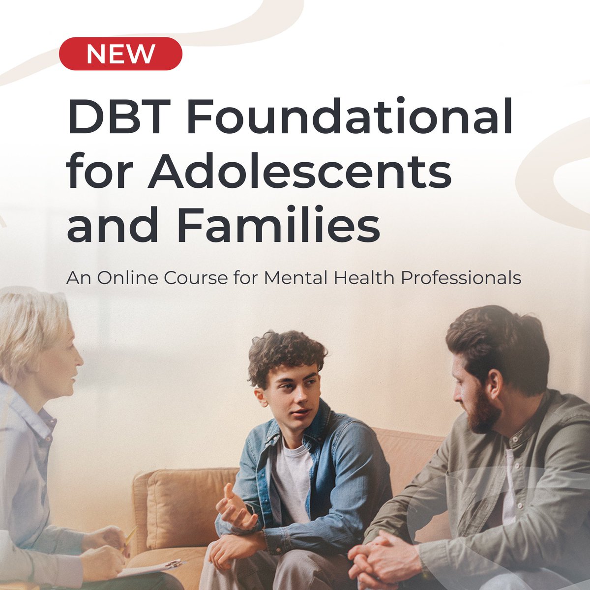 Psychwire's tweet image. Save $540 on DBT Foundational for Adolescents and Families, for a limited time only.

Learn from Alec Miller and Jill Rathus, co-developers of DBT for Adolescents / DBT Skills in Schools, featuring Dr. Marsha Linehan, founder of Dialectical Behavior Therapy.

This foundational…