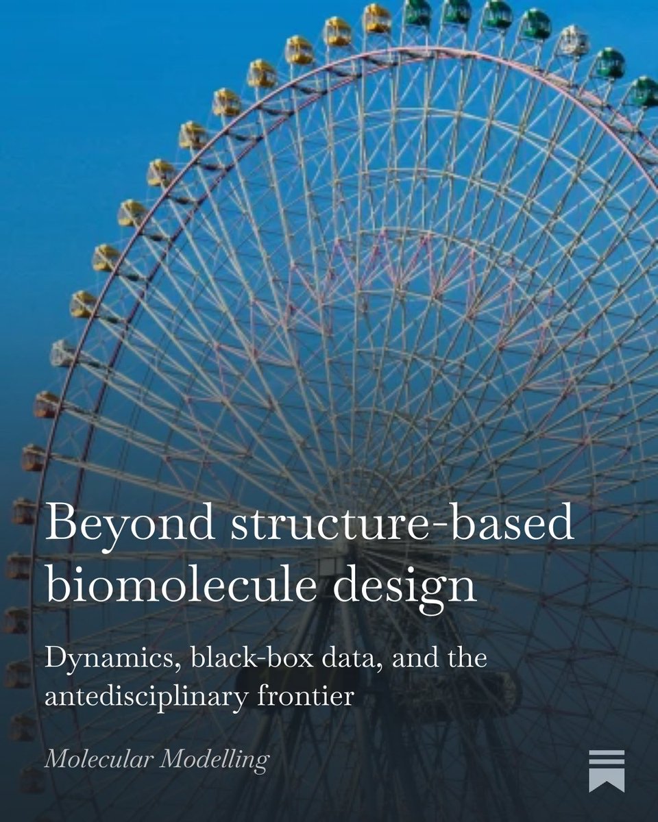 Beyond Structure-based Biomolecule Design 🧬🚀

Its an important moment: models starting to work, multiple biotechs building similar protein design foundation models, and action shifting from academia to industry.

My new substack article: chaitjo.substack.com/p/beyond-struc…