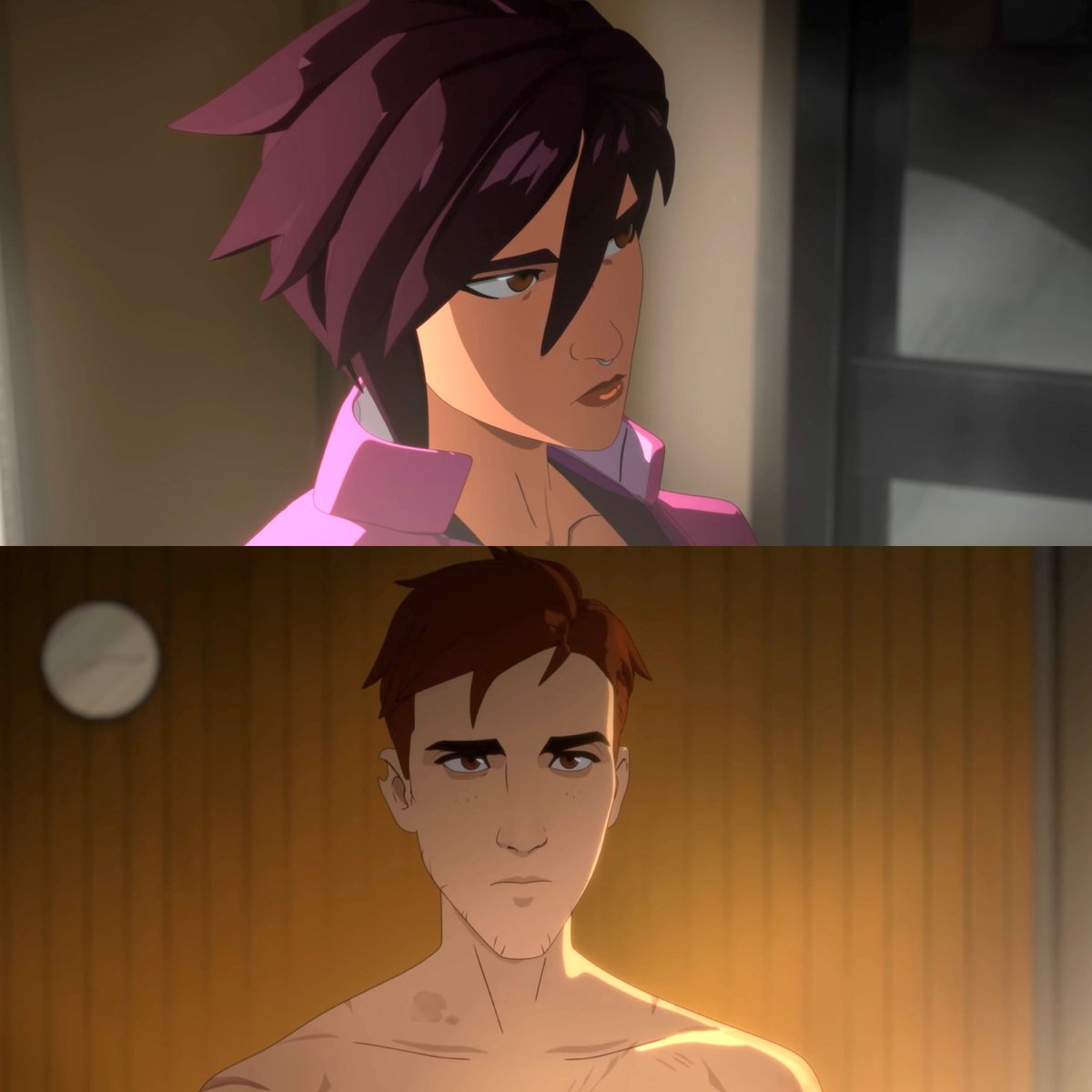 k4zuigetsu's tweet photo. #Dispatch #Invisimech 

First scene.                                  Last scene. https://t.co/u5Sij5RSO7