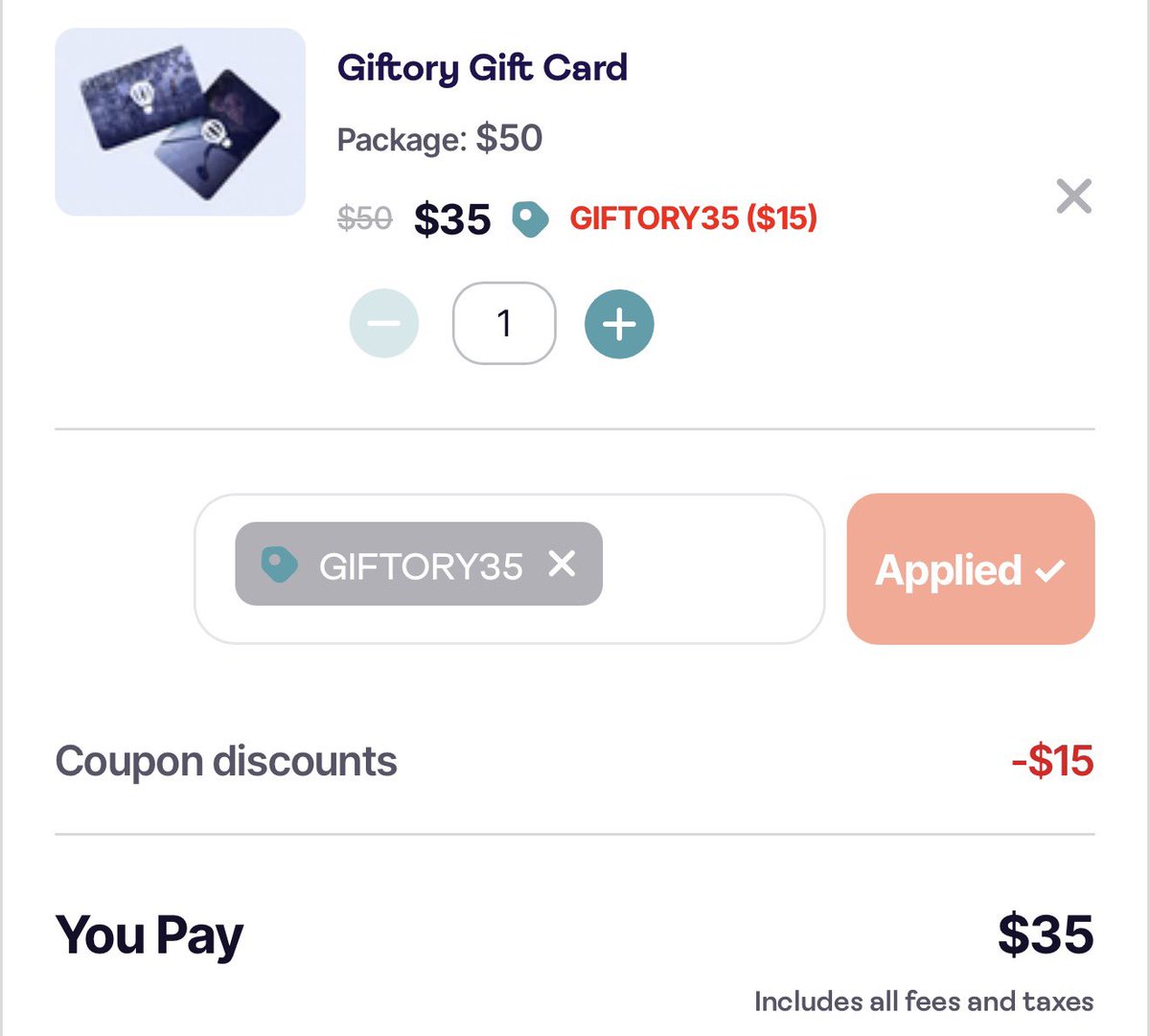 🎁 Giftory $50 Gift Card now $35 via Giftory 🏷️ Use Code GIFTORY35 At  Checkout 🔗 - https://t.co/VJMsYJRvx4 #LRDeal | #AD