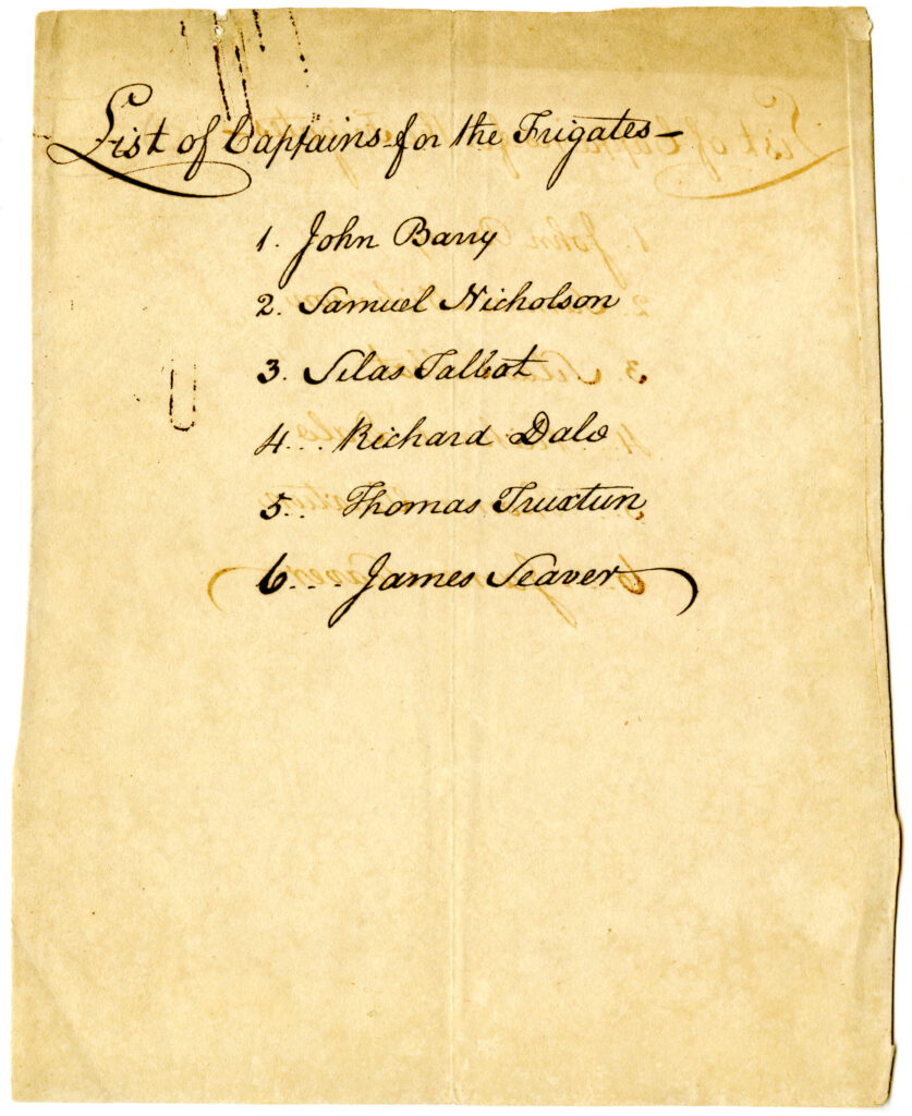 YouTube Live Thursday, Nov 20.  Of the six captains assigned to the new U.S. Navy’s frigates in the 1790s, four served in the Continental Navy. Learn more about the roots of the US Navy - bit.ly/4oI2nH5

📷 USS Constitution Museum Collection

#Navy250 #USNavy #maritime