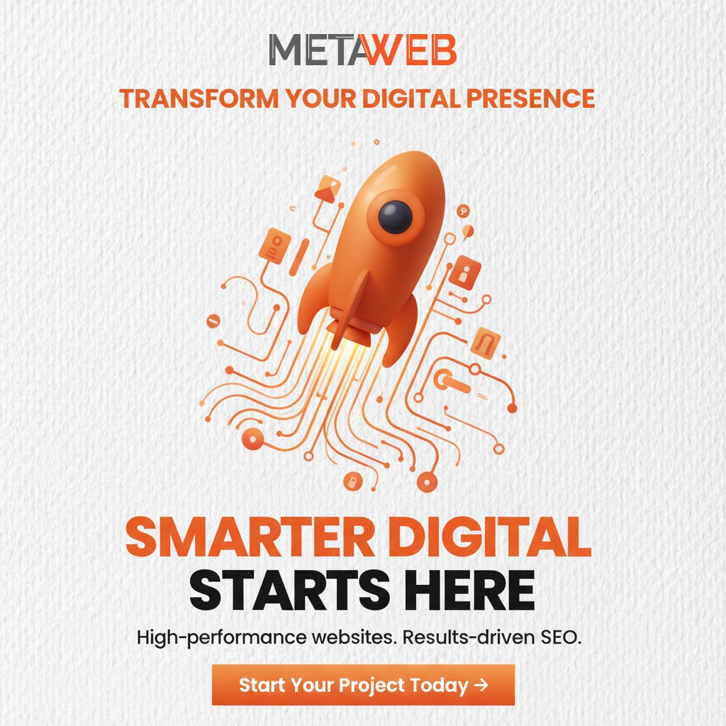 MetaWebAus's tweet image. Smarter digital starts here. 🚀Build faster, rank higher, and grow stronger with MetaWeb.📞 1300 262 987 | ✉️ info@metaweb.au👉 Start your project today!
#MetaWeb #DigitalMarketing #WebDesign #WebsiteDevelopment #SEO #SearchEngineOptimisation #BrandGrowth #Business...