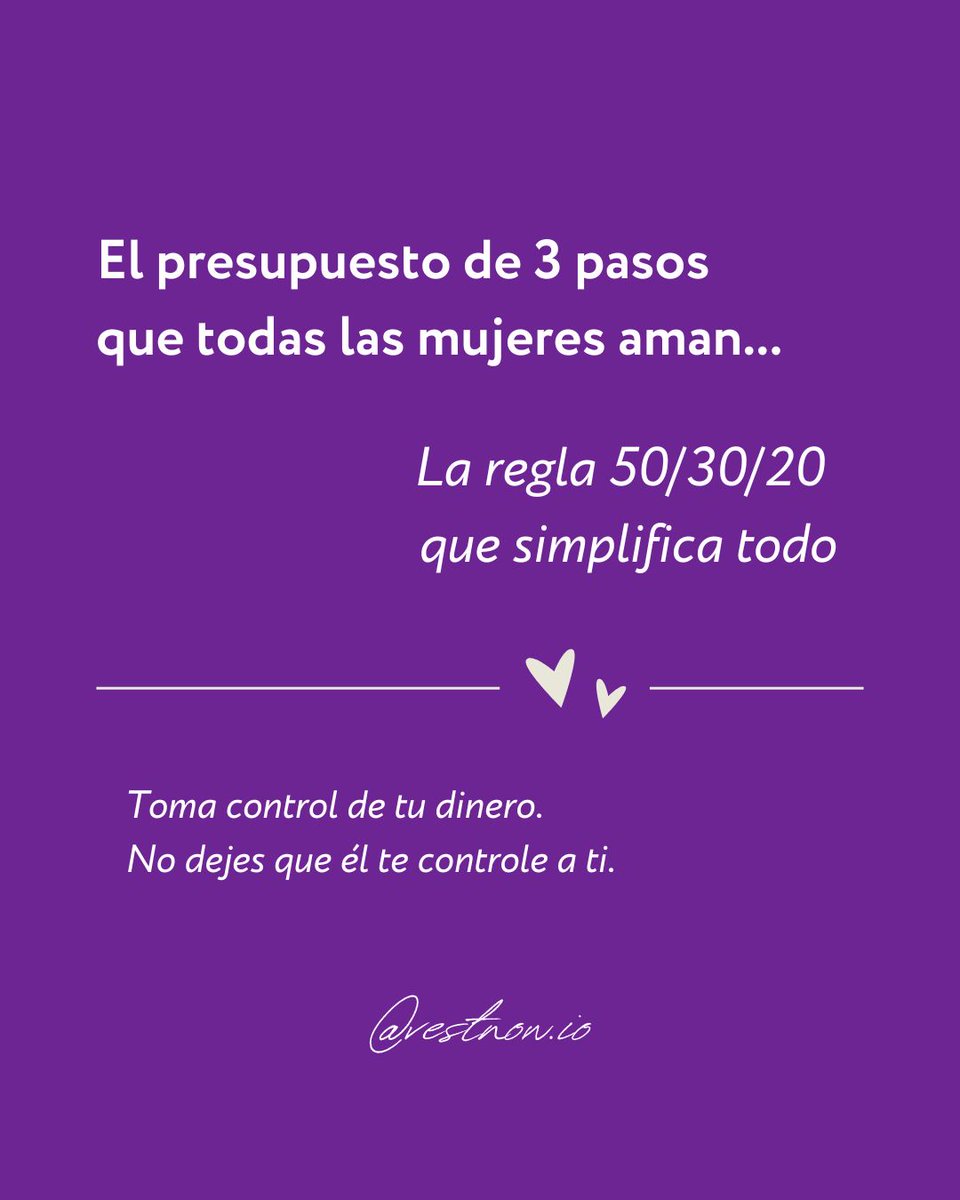 vestnowio's tweet photo. La mayoría de las mujeres no necesitan un presupuesto complicado…
solo necesitan uno que realmente se adapte a su vida.

💜 ¿Quieres apoyo? Descarga el Planificador Financiero de VestNow y armemos tu plan de dinero para 2026. (https://t.co/3S3LPmNhRy ) https://t.co/66b3CSE2Yp