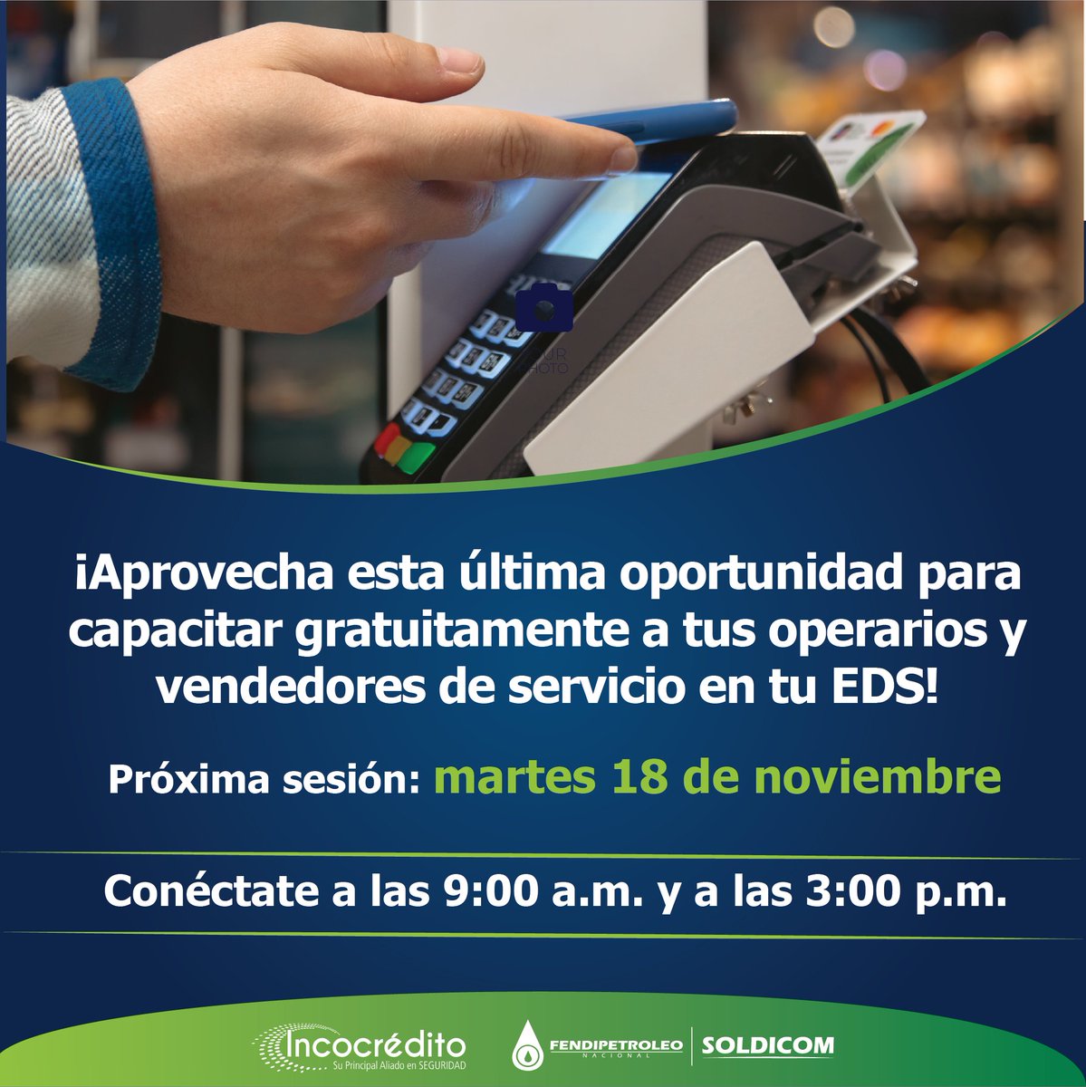 💥 Charla gratuita para vendedores de servicio
Aprende a prevenir fraude, clonación y comprobantes falsos en tu EDS.
🗓️ 18 de noviembre
🕘 9:00 a.m. / 3:00 p.m.
➡️ meet.google.com/gug-qgvx-fje
🎓 Con certificado
