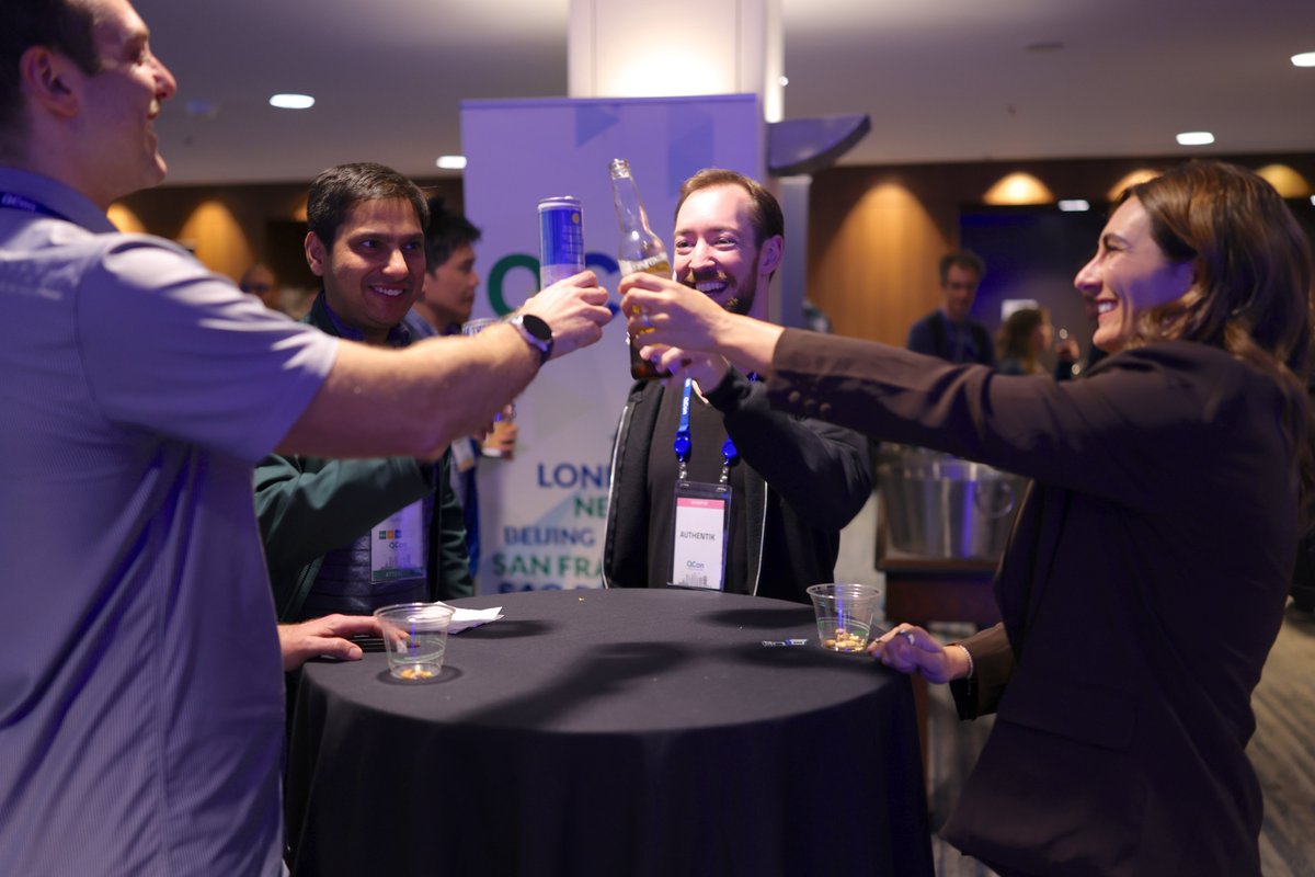 QCon's tweet photo. Thank you to all our Day 1 attendees and speakers at #QConSF! Today was packed with real stories, practical architectures, and lessons from the people building and operating complex systems every day.
Weโre grateful for your time, energy, and openness. https://t.co/ok239hZfUy