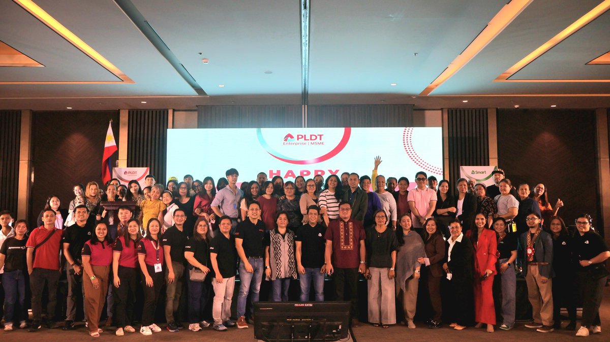pldt's tweet image. Building on its mission to enable the Philippines’ economic backbone, @PLDTEnterprise continues to strengthen Mindanao’s micro-, small-, and medium-sized enterprises at its recent MSME Day in General Santos City. Read more: bit.ly/49k0Kue

#MSMEmpowered #eBizNovation