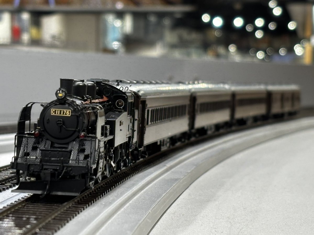 clarinic's tweet image. 虫干し？みたいな感覚ですが大きい方の模型を動かしました

#天賞堂
#Models IMON