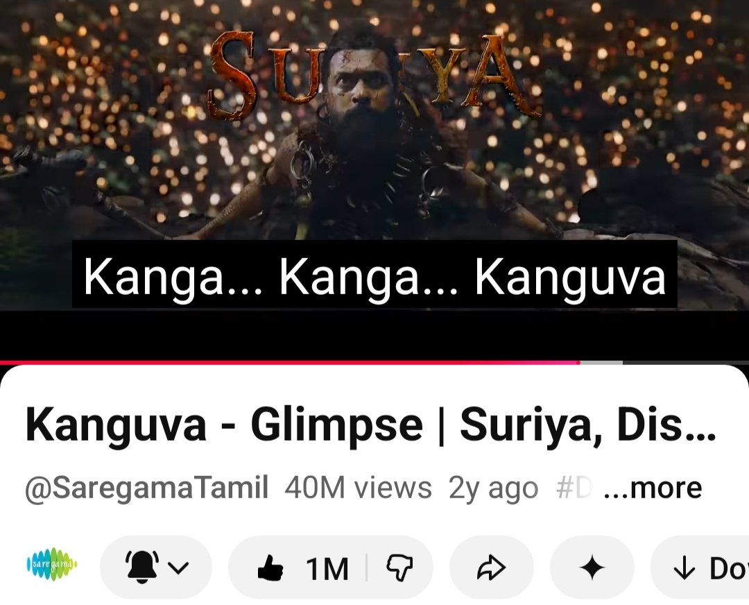 🔸#Kanguva  Most Liked | Views Glimpse Kollywood 👊