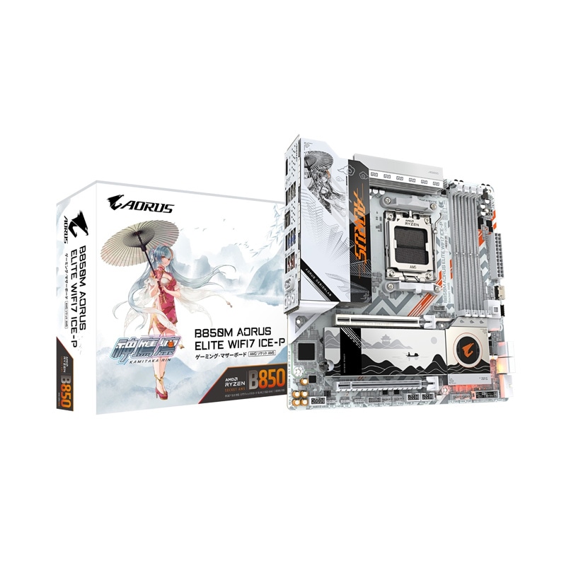 PC4USHOP's tweet image. 🆕【新商品】GIGABYTE ✨B850M AORUS ELITE WIFI7 ICE-P✨ 神鷹凛モデル Micro-ATX マザーボード 在庫あり‼️💁🤍
▶️pc4u.co.jp/view/item/0000…

#自作PC #自作er #PC4U #新製品 #マザーボード #GIGABYTE  #ギガバイト