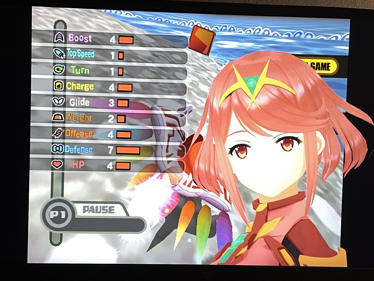 So MateEngine has this cool feature of setting up a screensaver for your character making them go fullscreen mode after a period of time.
so I ended up getting full screen jumpscared by Pyra multiple times when I was just playing a few rounds of Kirby air ride city trial!!!