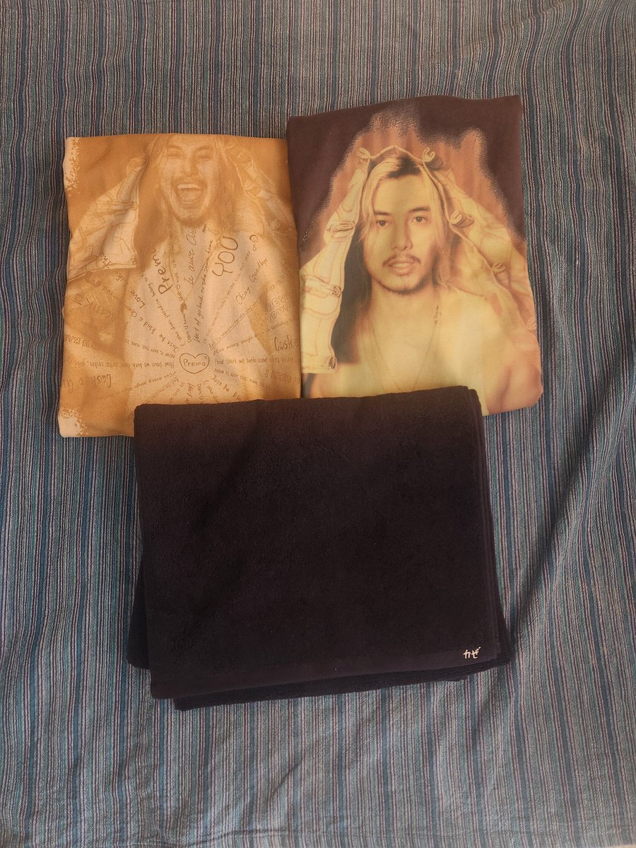 届きました🎁✨ 開封式ワクワクしたよ！ おかん様タオルは長いね