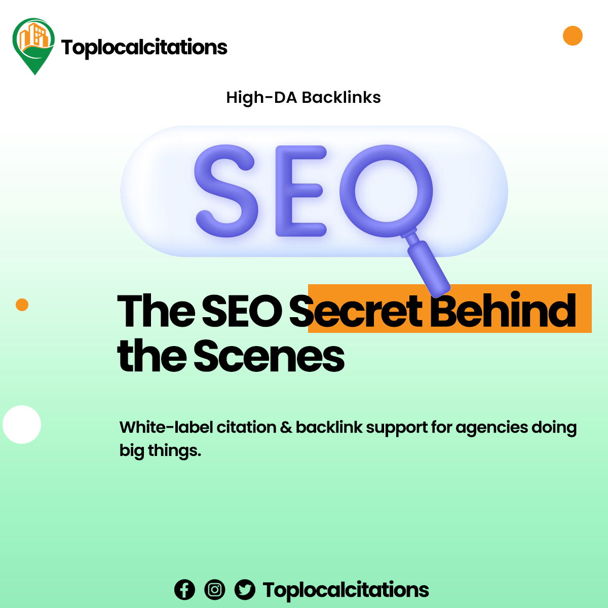 TOPLOCCITATIONS's tweet photo. Unlock your website's full potential with effective SEO strategies! 🚀 Boost your visibility, drive organic traffic, and watch your business thrive. Let's make your online presence unstoppable! 💪 #SEO #DigitalMarketing #GrowYourBrand https://t.co/R7RJRFLOmW