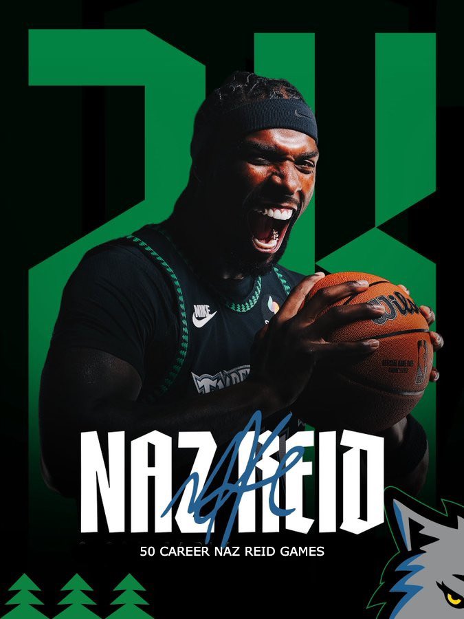 BrandonBeck4's tweet image. With tonight’s Naz Reid Game, Naz became the first player in NBA history to record 50 career Naz Reid Games

Congrats Naz, looking forward to many more