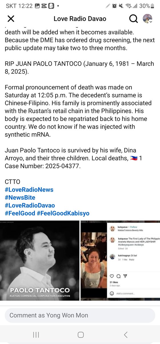 As Imee Marcos said, Bongbong Marcos and his wife Liza Marcos are notorious drug addicts. That's why Paolo Tantoco died from an overdose—Liza Araneta is a murderer! The Marcos family must be investigated for their drug crimes. 
RESIGN NOW BBM!!!