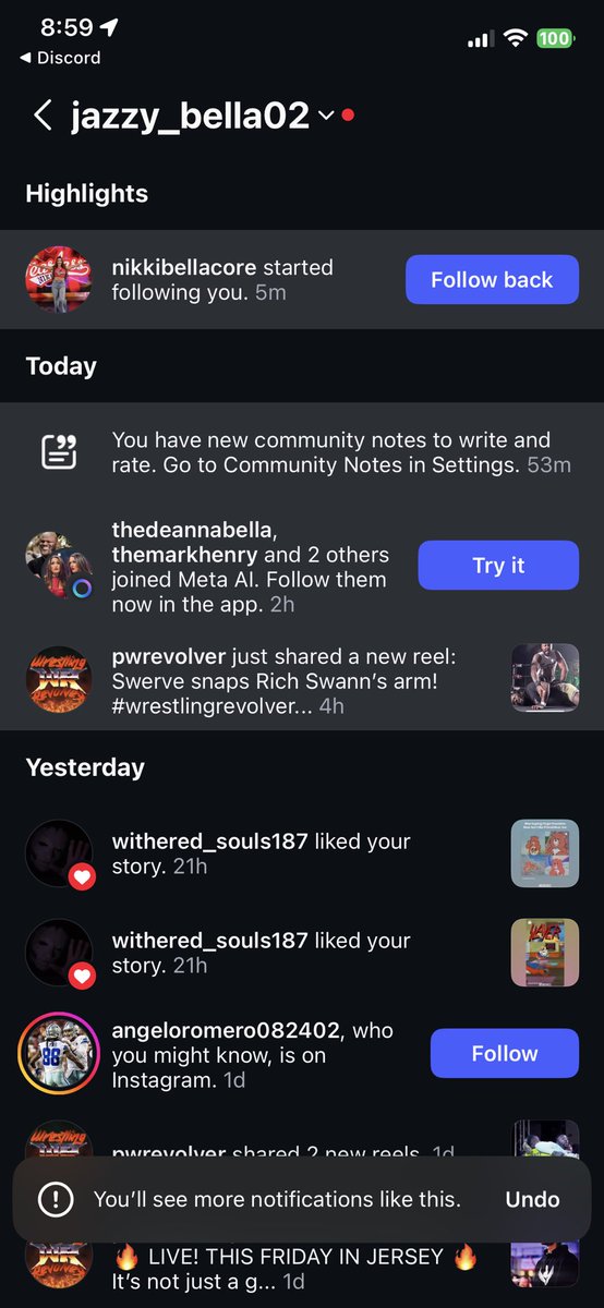 Every single time… I get excited thinking that Nikki (<a href="/NikkiAndBrie/">Nikki & Brie</a>) finally followed me back on instagram and I see it’s a fanpage and I’m just like… damn. Maybe next time though.