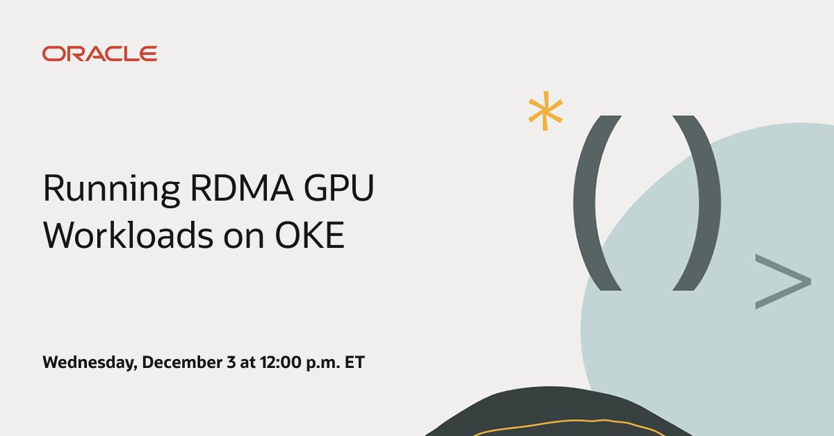 OracleRules's tweet image. In this session, you’ll see how OCI Resource Manager simplifies the setup of CPU and GPU worker pools, while OCI DevOps automates your continuous integration and delivery pipelines. social.ora.cl/601775KJv