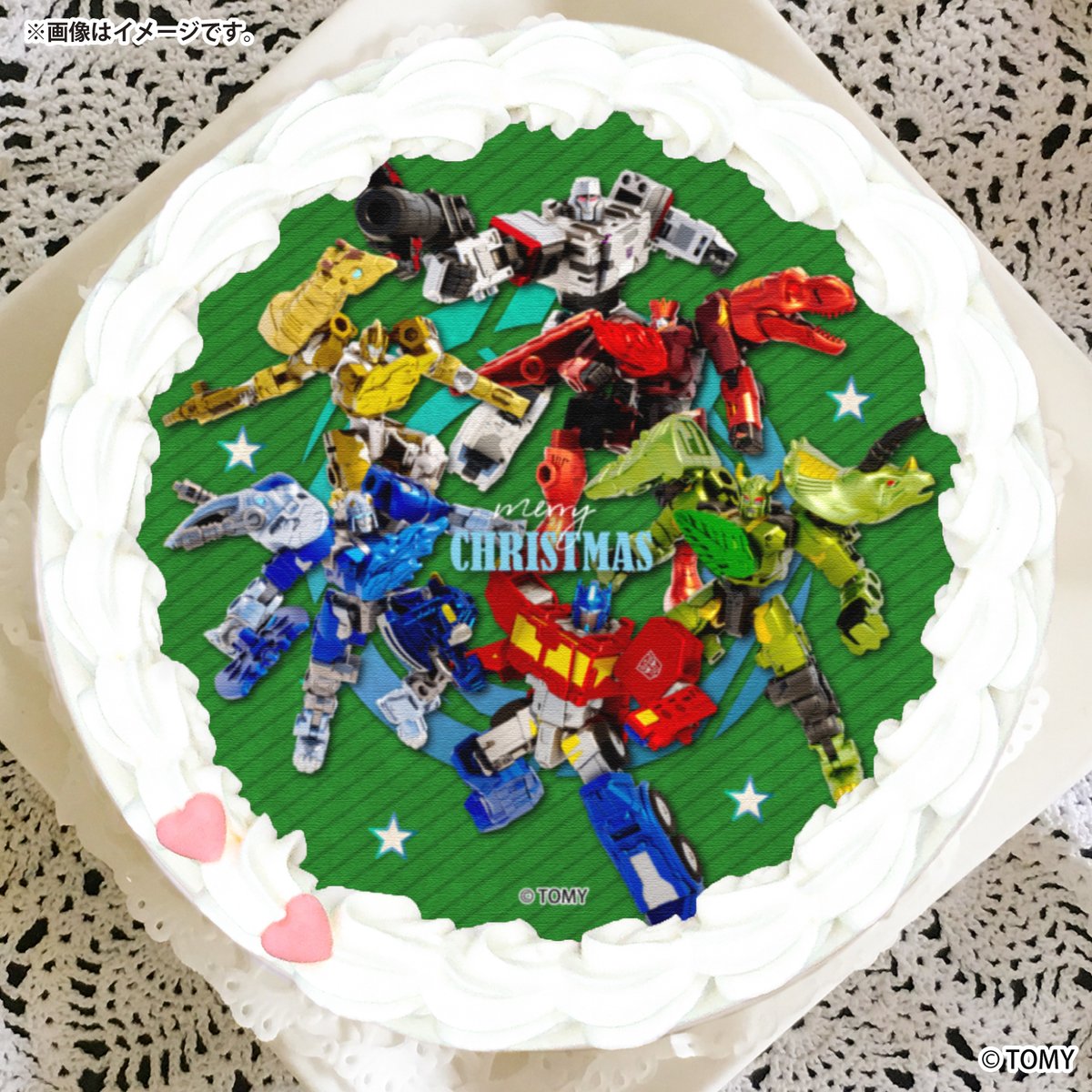 ⛄🦒『トランスフォーマー ワイルドキング』🦖❄ クリスマスケーキ2025