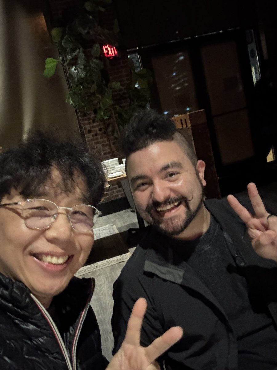 hohpark's tweet image. So good to see you again @CodingGarden 
And with good folks at speakers dinner 
#jsnationus #reactsummitus