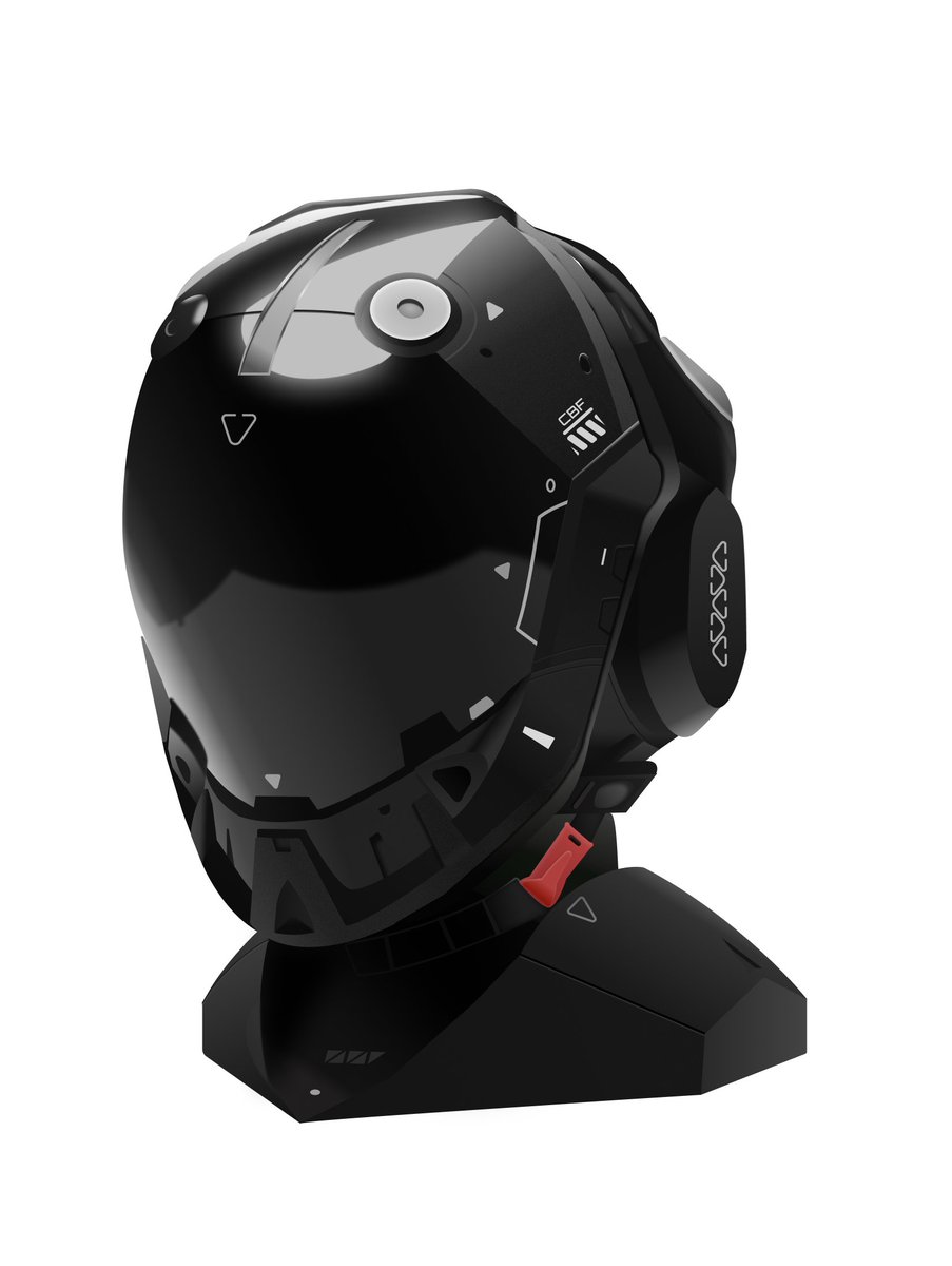 stevelauda_'s tweet image. Futuristic helmet made in Figma.