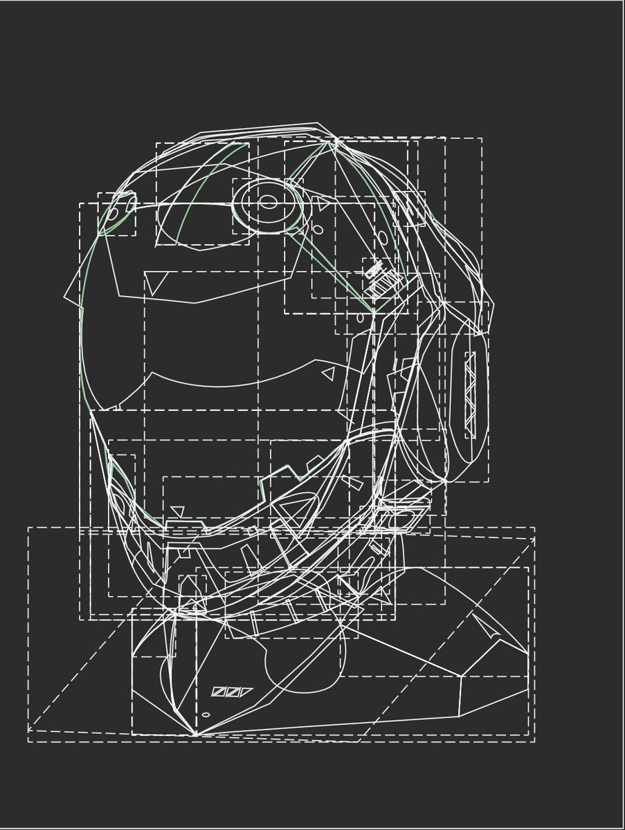 stevelauda_'s tweet image. Futuristic helmet made in Figma.