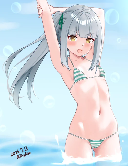 おめかすみ!! 夏に描いた奴再掲しておくね('・ω・`)