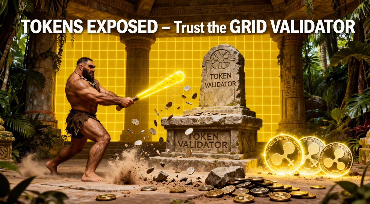 GridXRPL's tweet image. The TOKEN VALIDATOR separates real value from red flags, so you know who to trust on XRPL. 

Protect your investments. FREE of cost

xrpl-token-flag-checker.web.app

#XRP #GRID #Validator