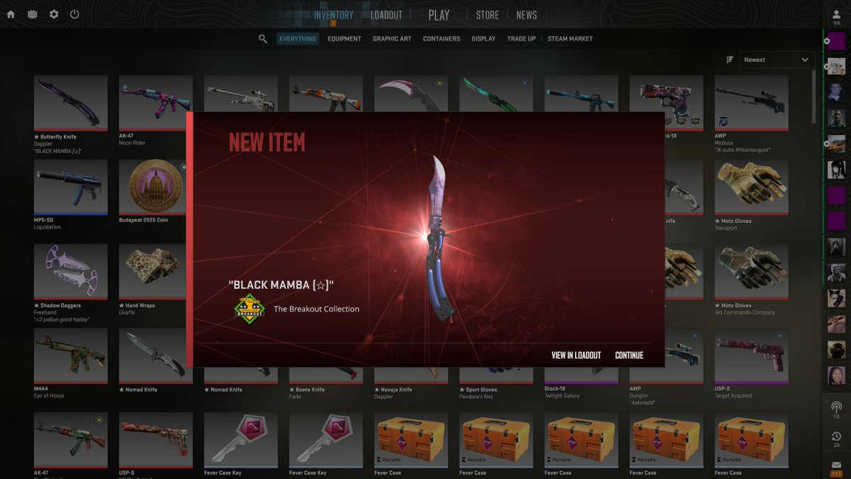 AugustMMXXIII's tweet image. In honour of @CSGORoll adding crypto withdrawals tomorrow I withdrew this 🔥

BFN Black Pearl, my dream knife, my dream combo. There is something special about withdrawing a big skin

Sign up 👉 csgoroll.com/r/AUGUST
30K CSGORoll LB 👉 augustrewards.com/leaderboard/cs…

Having trouble…