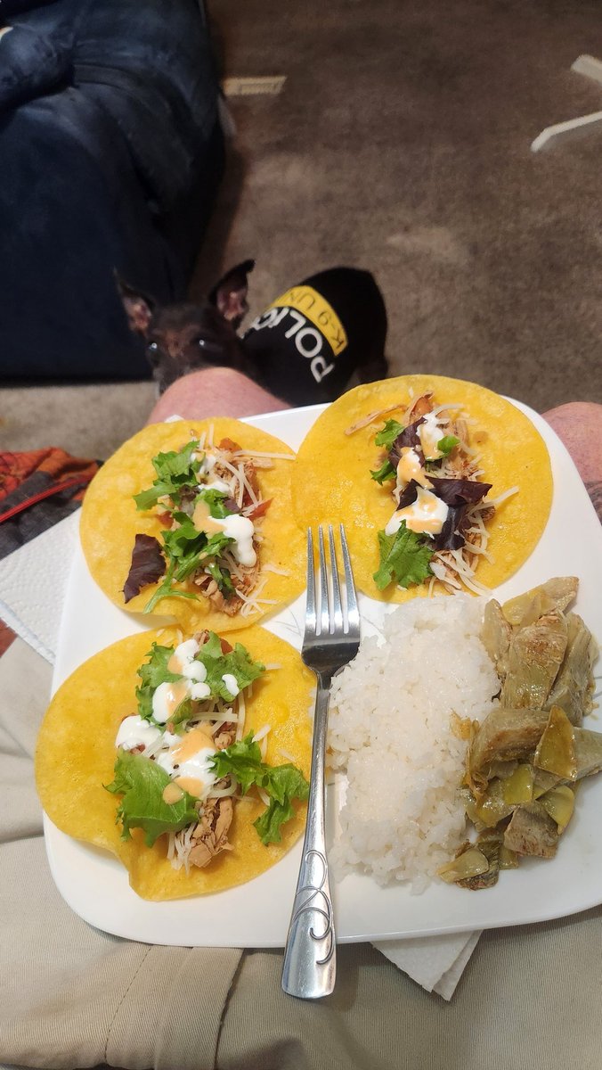 Dinner with the doggo ❤️