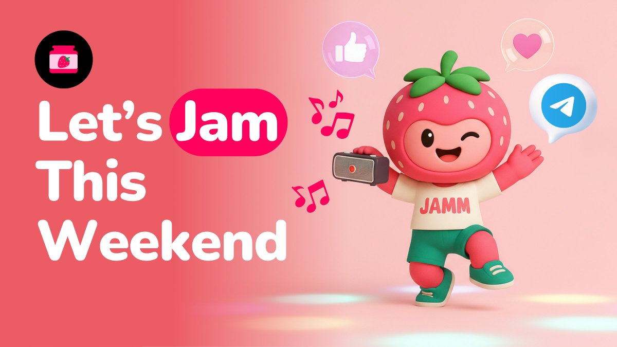JammFun's tweet photo. It’s Friday — time to claim, chill, and jam 🍹
Drop your favorite DeFi meme below 👇
We’ll pick a few for next week’s community highlight 💫

#DeFiCommunity #Jamm #Jucom https://t.co/iWMvlmUMbg