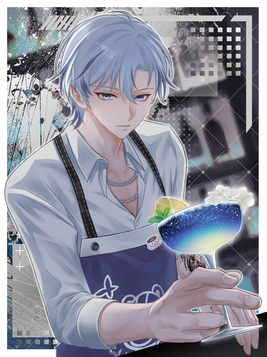 EnzioArgento's tweet photo. Use only ONE art to convince people to follow you 🍸💙 https://t.co/ET639t0CUf