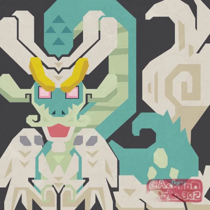 #ポケハンアイコン ジジーロン / Drampa