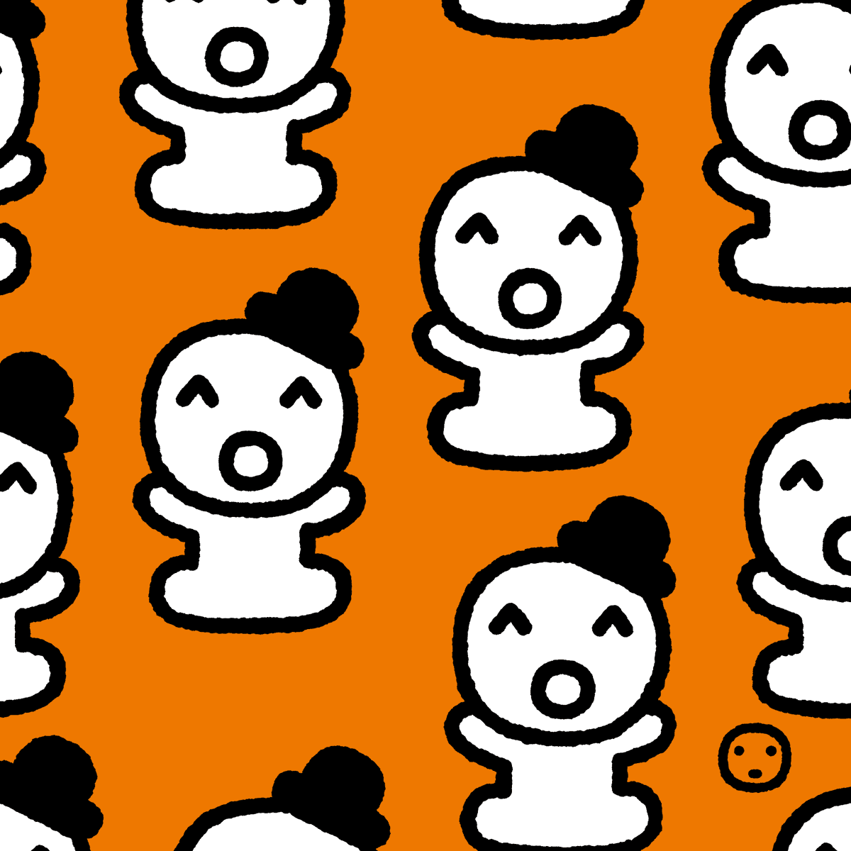 mitchikeuchi's tweet image. 紳士なわーいパターン＼(＾o＾)／
#procreate #illustration #design #patterns