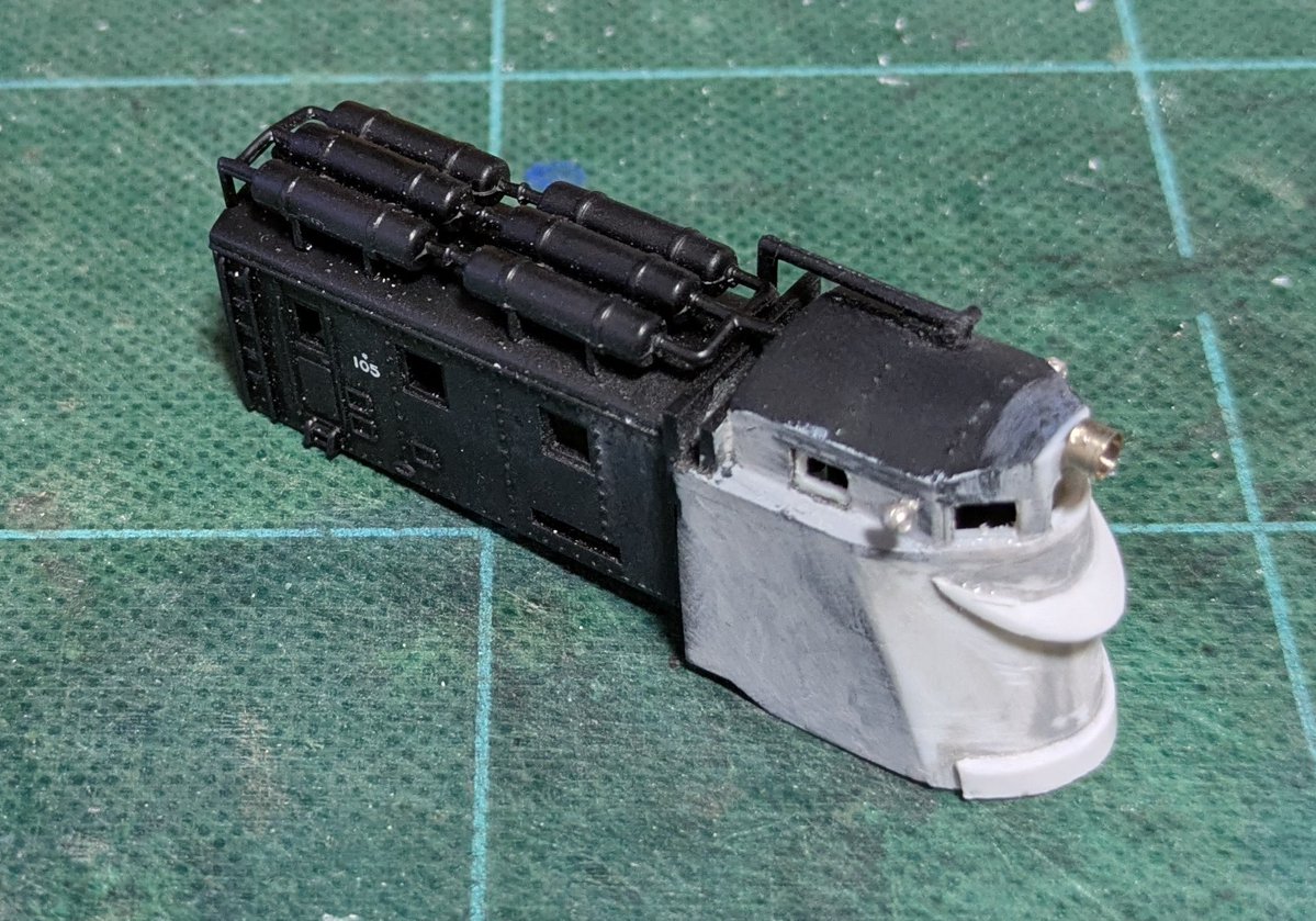 事業用車を作ろう
操作室の窓は結局すべてやり直し、後は塗装です
#キ273