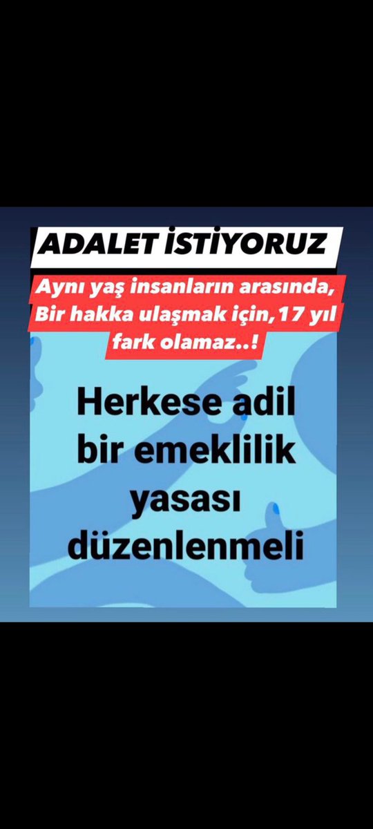 KaraevliIbrahim's tweet photo. Emeğin hakkı teslim edilmedikçe adalet sağlanamaz.
Kademeli emeklilik, sosyal hakkın geri verilmesidir.
Yasama organı bu sese artık kulak vermelidir.
#MeclisteGündemKademe https://t.co/kcdGYkwO1V