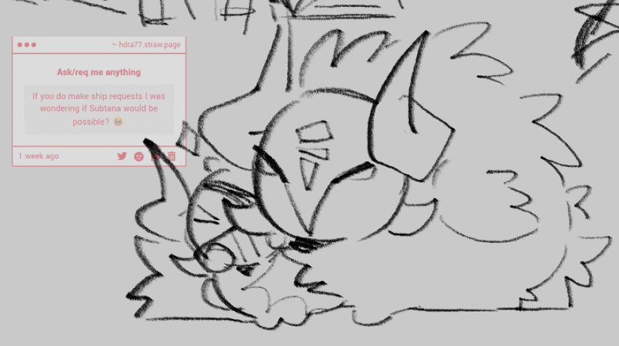 temporary pinned message
hdra77.straw.page
some strawpage requests
(this will also be a thread for QnA too)
#phightingart