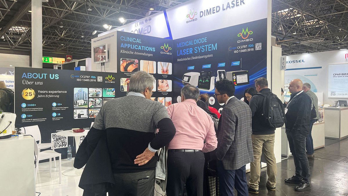 Dimed_Laser's tweet image. ✨ We're proudly exhibiting at MEDICA 2025 in Düsseldorf! 🇩🇪
#MEDICA2025 #DimedLaser #MedicalLaser #LaserTherapy #MedicalTechnology
👉 Learn more at dimedlaser.com/join-dimed-las…