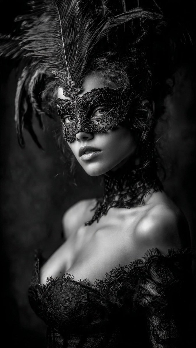 grokimageprac's tweet image. QT Masquerade Art