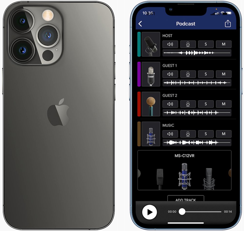 #iPhone13 &amp; #MicSwapMultiTrack 🙌 Mobile Podcasting Tool! 
itunes.apple.com/developer/futu…