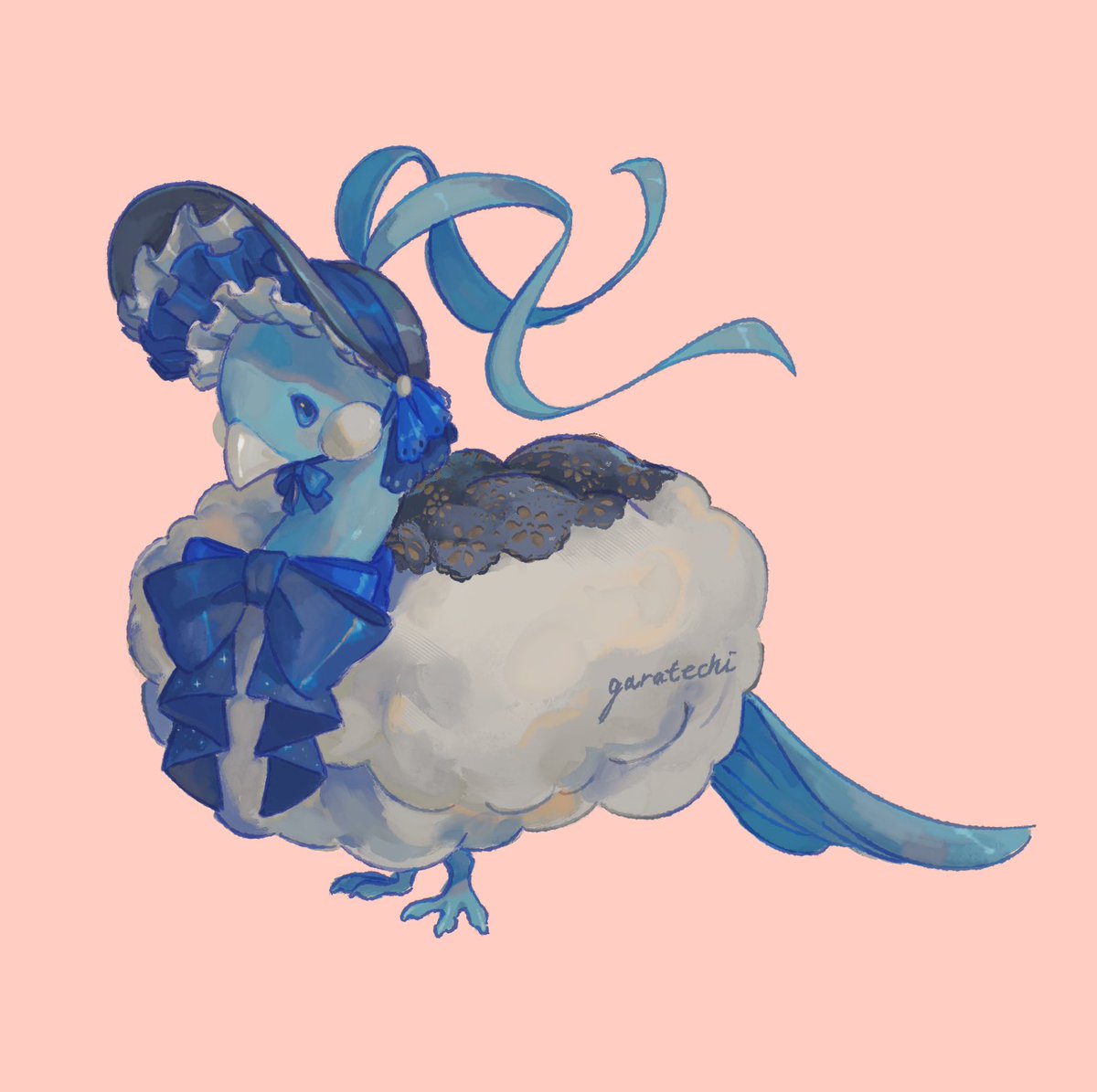 garatechi's tweet image. i don’t usually go here but this altaria is so cute,,