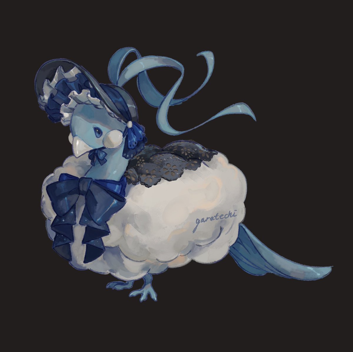garatechi's tweet image. i don’t usually go here but this altaria is so cute,,