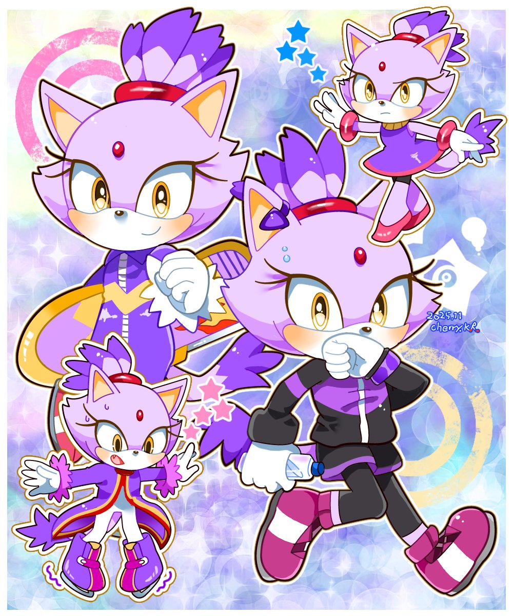 tikal_love's tweet image. 秋のブレイズ祭り
ブレにゃんは割と服のバリエーション多いですね
胸はないけど((
#SonicTheHedgehog #ソニック