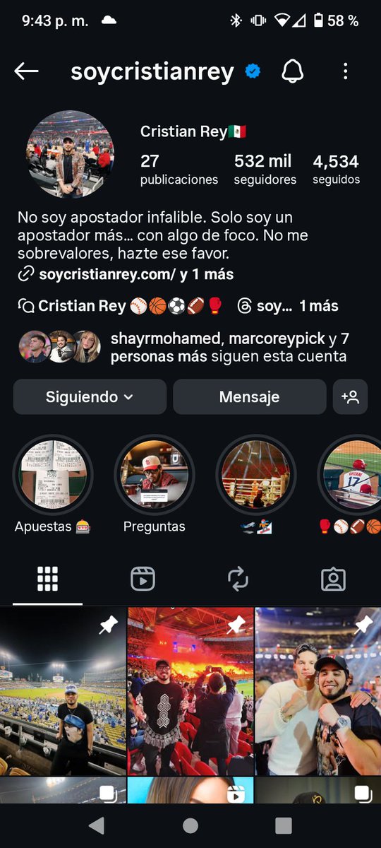 HitmanMan953830's tweet photo. @SoyCristianRey Listo en todas la redes siguiendo https://t.co/N697Z5VcbB