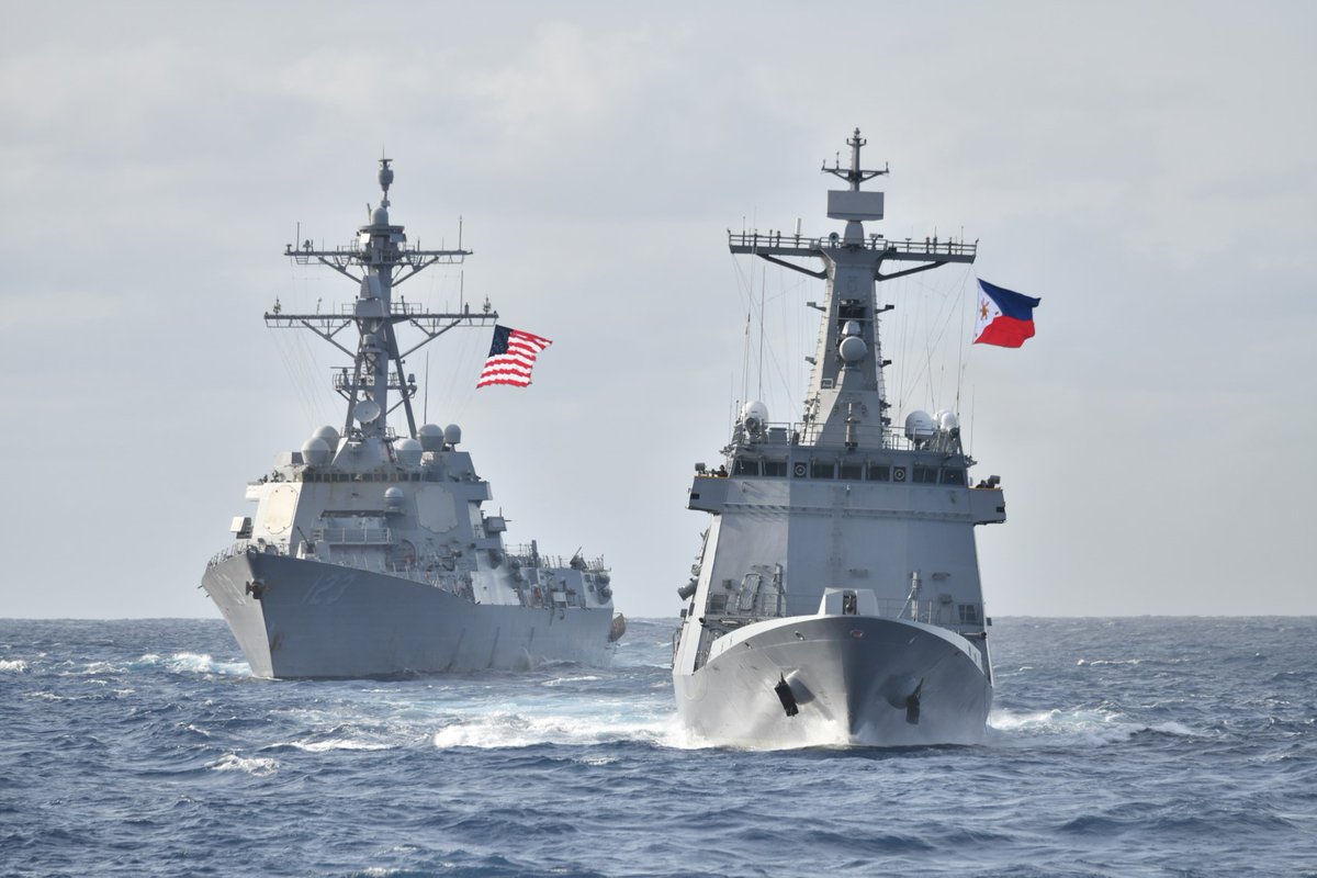 Philippine_Navy's tweet image. MARITIME PARTNERS | Japan, Philippines, and U.S. Conduct Multilateral MCA 

👉🏽facebook.com/share/p/1Fi4Ku…

#ProtectingtheSeasSecuringOurFuture
#ModernMultiDomainSelfReliantCrediblePartner
#OneAFPOnePhilippines
#StrongAFPStrongPhilippines