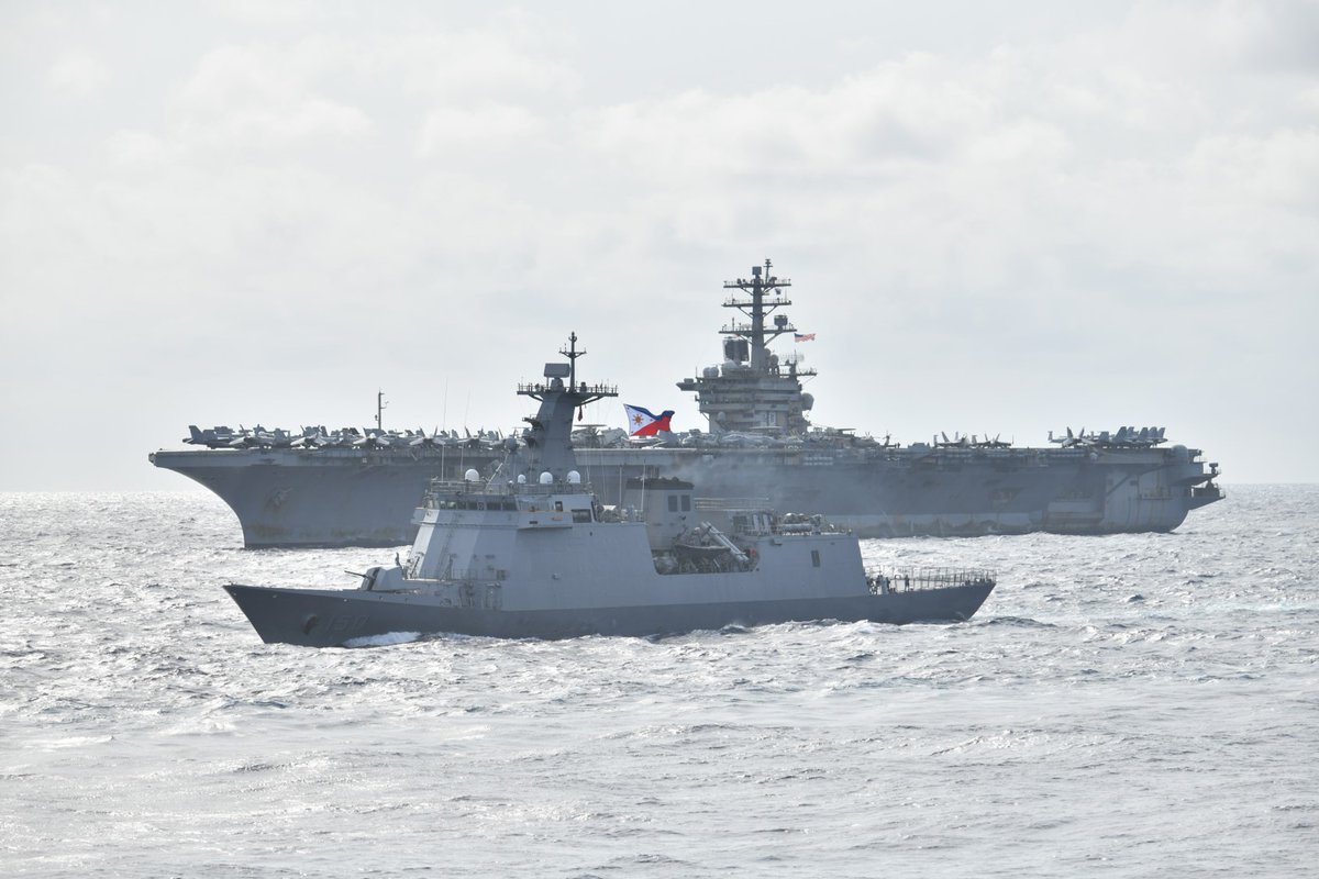 Philippine_Navy's tweet image. MARITIME PARTNERS | Japan, Philippines, and U.S. Conduct Multilateral MCA 

👉🏽facebook.com/share/p/1Fi4Ku…

#ProtectingtheSeasSecuringOurFuture
#ModernMultiDomainSelfReliantCrediblePartner
#OneAFPOnePhilippines
#StrongAFPStrongPhilippines