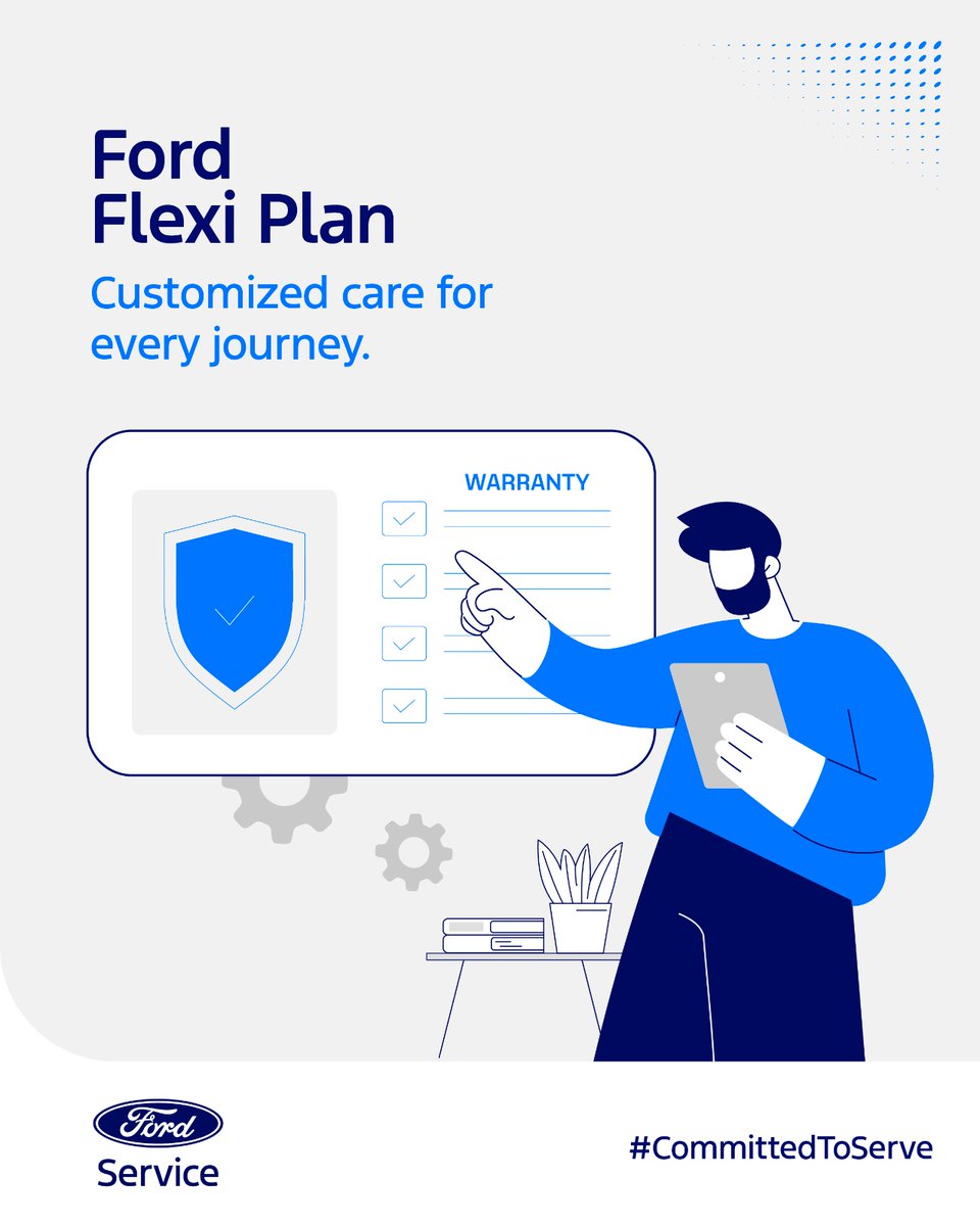 FordIndia's tweet image. Your Ford, your way. Ford Flexi Plan offers personalized service packages designed to keep your vehicle running perfectly. #CommittedToServe