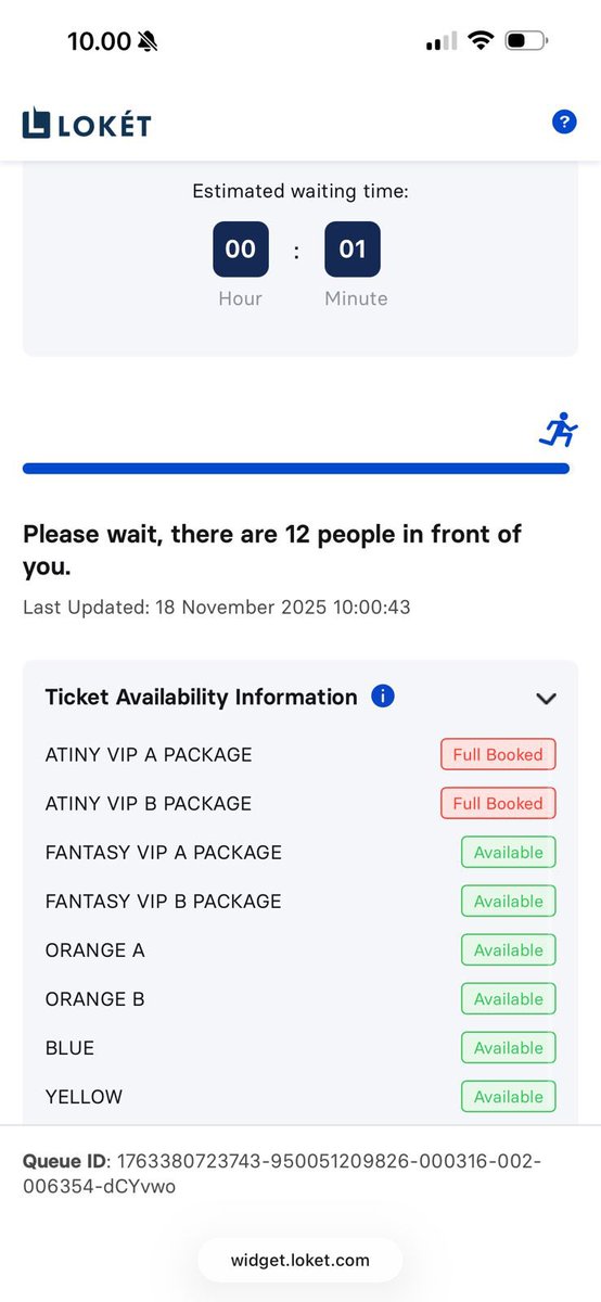 jinsikuniverse's tweet photo. Temen gue ngantri 12 antrian tapi atiny vip a dan vip b penuh tuh siapa yang co anjir hantu kah? https://t.co/O33wOI4JuZ