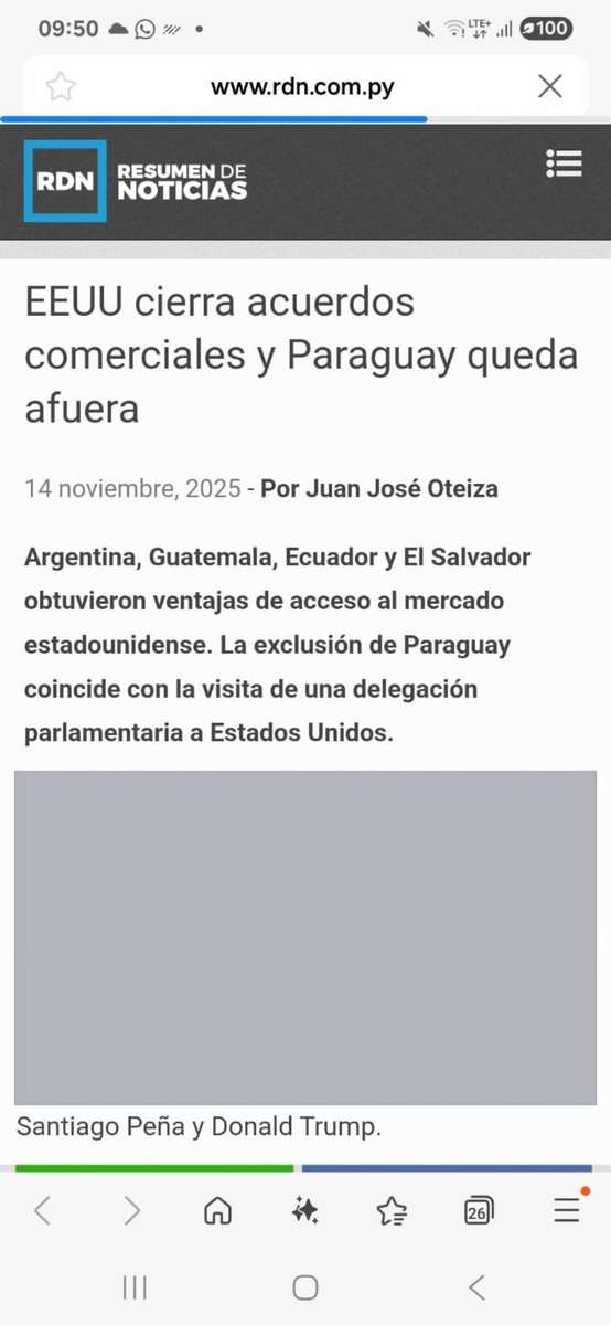 <a href="/PARAGUAYinUSA/">Embassy of Paraguay in the USA 🇵🇾🇺🇸</a> Perooooo..... no firman acuerdos comerciales...