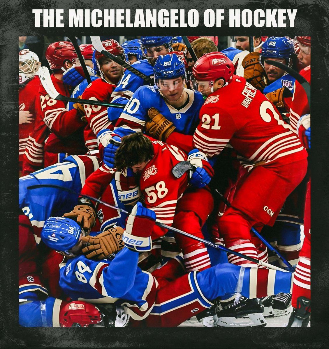 “Is it hockey or high art?
Yes. ✔️🎨🏒
Just like the <a href="/MetaBeauts/">MetaBeauts™️</a> NFTs — pure beauty in the chaos.