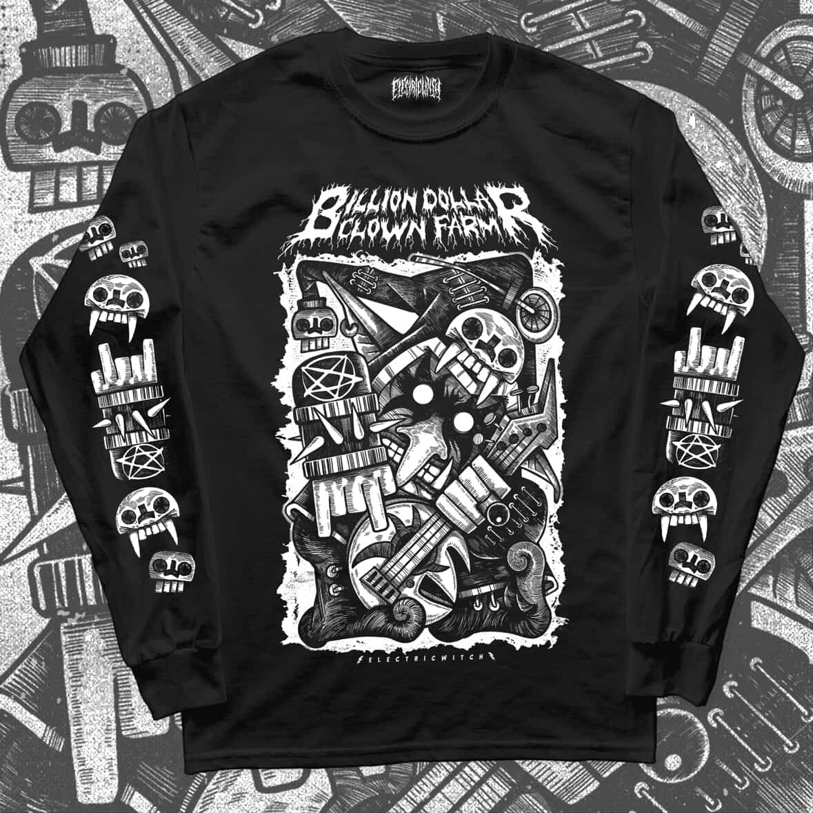 very very stoked on this new shirt I collabed on with Electric Witch:
electricwitch.com.au/collections/co…

art by Gabriele Cardosi